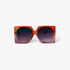 Square Oversized Mod Retro Sunglasses
